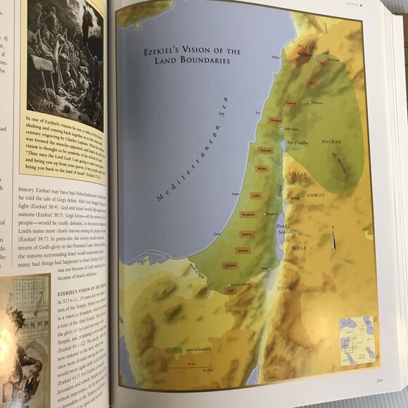 Biblica: The Bible Atlas Book & CD-ROM Coffee Table XL 13 X 11 - Picture 10 of 15